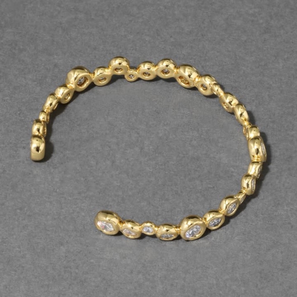 🆕 Alexis Bittar Asterales Gold Skinny Cuff Bracelet- Only 1 left🥳 - Picture 9 of 10
